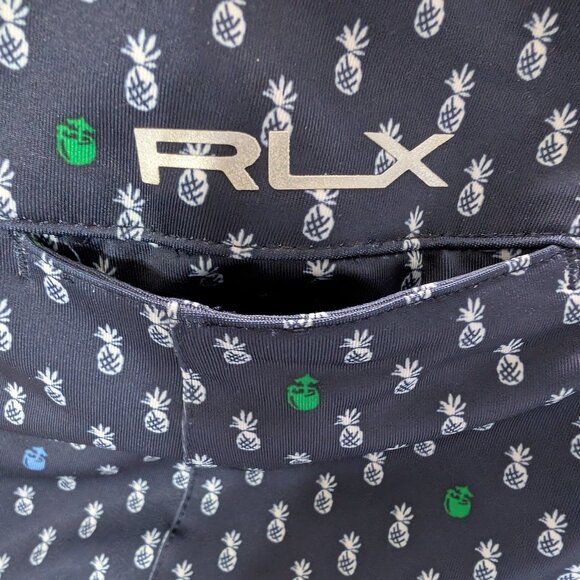 RLX RALPH LAUREN Skort Girls L (12-14) Navy Elite Wicking Pineapple Pull On - Picture 9 of 14